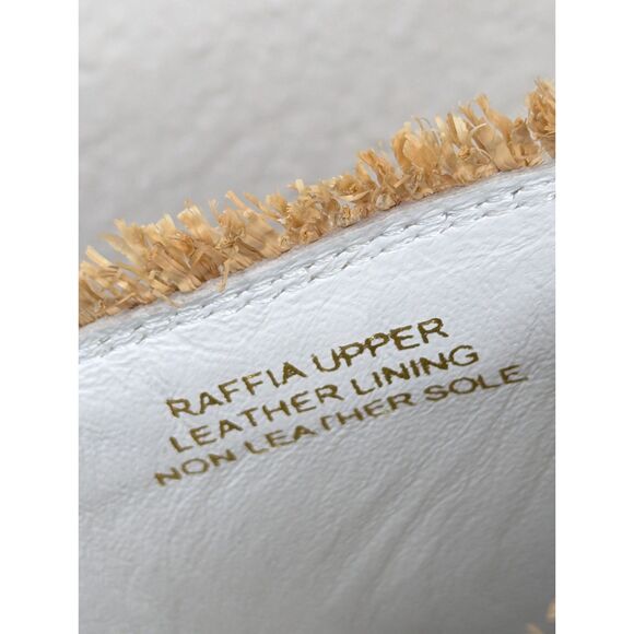 Country Road Fiona Flatform Rafia Platform Sandals Sz EU 38 Brown Beachy Resort - Picture 7 of 8